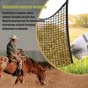 1/2PCS Hay Feeder Soft Polyester Slow Feed Hay Net with Hooks Knotless Multifunctional Goat Hay Net for Stall Trailer Wall Fence