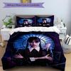 Gothic Spider Web Portrait Print 3Pcs Bedding Setduvet Cover With 2 Bedropillowcase Home Birthday Gift
