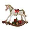 Rocking Horse Statue Collectible Decor for Festival Anniversary Bookshelf