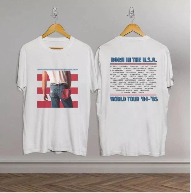 BRUCE SPRINGSTEEN 1984 Tour Vintage T SHIRT Fans Gift Size S-4XL High-end Luxury Is for Both Men and Women Top