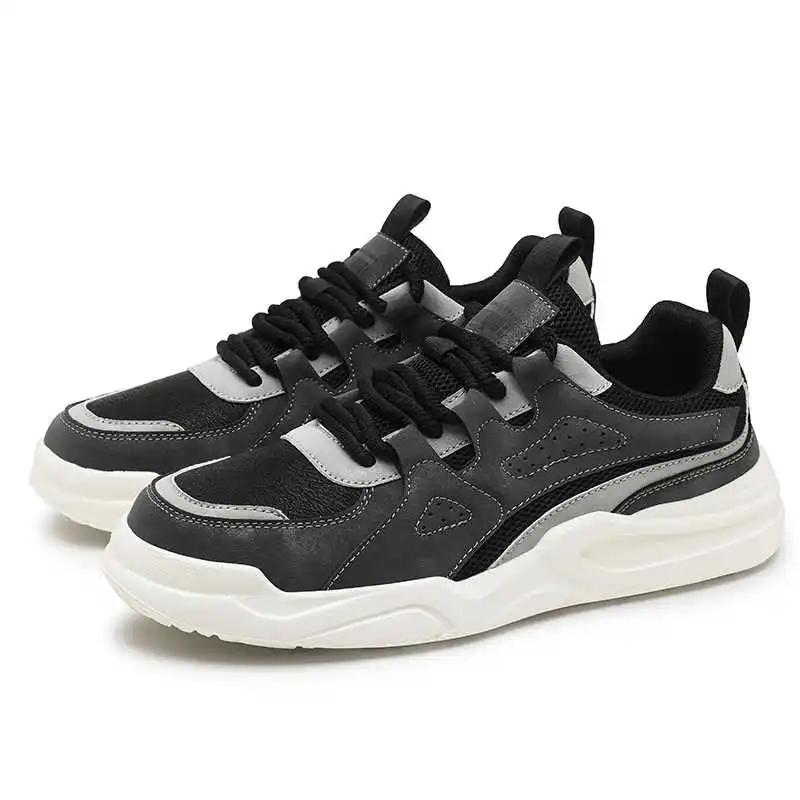 Fashion Ecoleather Synthetic Leather Luxury Shoes Man High Quality Casual Men's Tennis Kit Sneakers Size 37 Sport Maker Suppliers