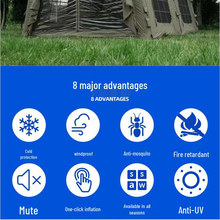 State Grid Electric Power Outdoor Inflatable Tent for National Railway Bidding Projects