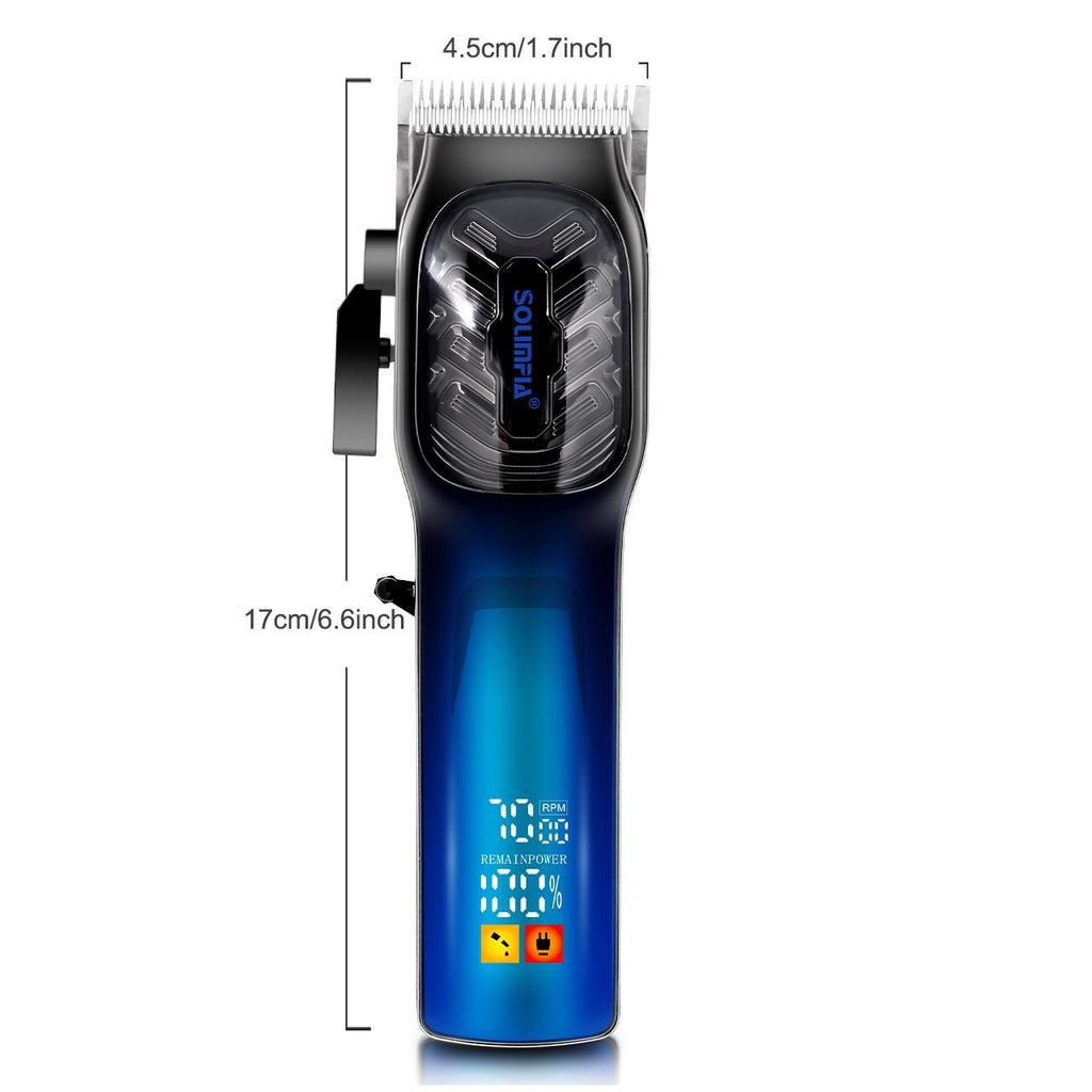 Hair Clippers for Men Professional Cordless Barber Clippers for Hair Cutting Grooming Rechargeable Beard Trimmer