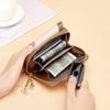 Women’s Short Wallet PU Leather Bifold Wallet with Zipper Coin Pocket Card Holder Compact Clutch Purse RFID Blocking Small Lady Wallet