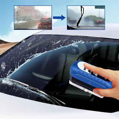 120ml Car Oil Film Cleaner Brush, Anti-Rain & Anti-Fog Treatments For Crystal Clear Windshield & Headlight Visibility