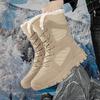36-45 Men's Winter High Bands Boot Anti-Slip Waterproof Warm Pole Wool Warm Large Size Snow Boot Women's Shoes