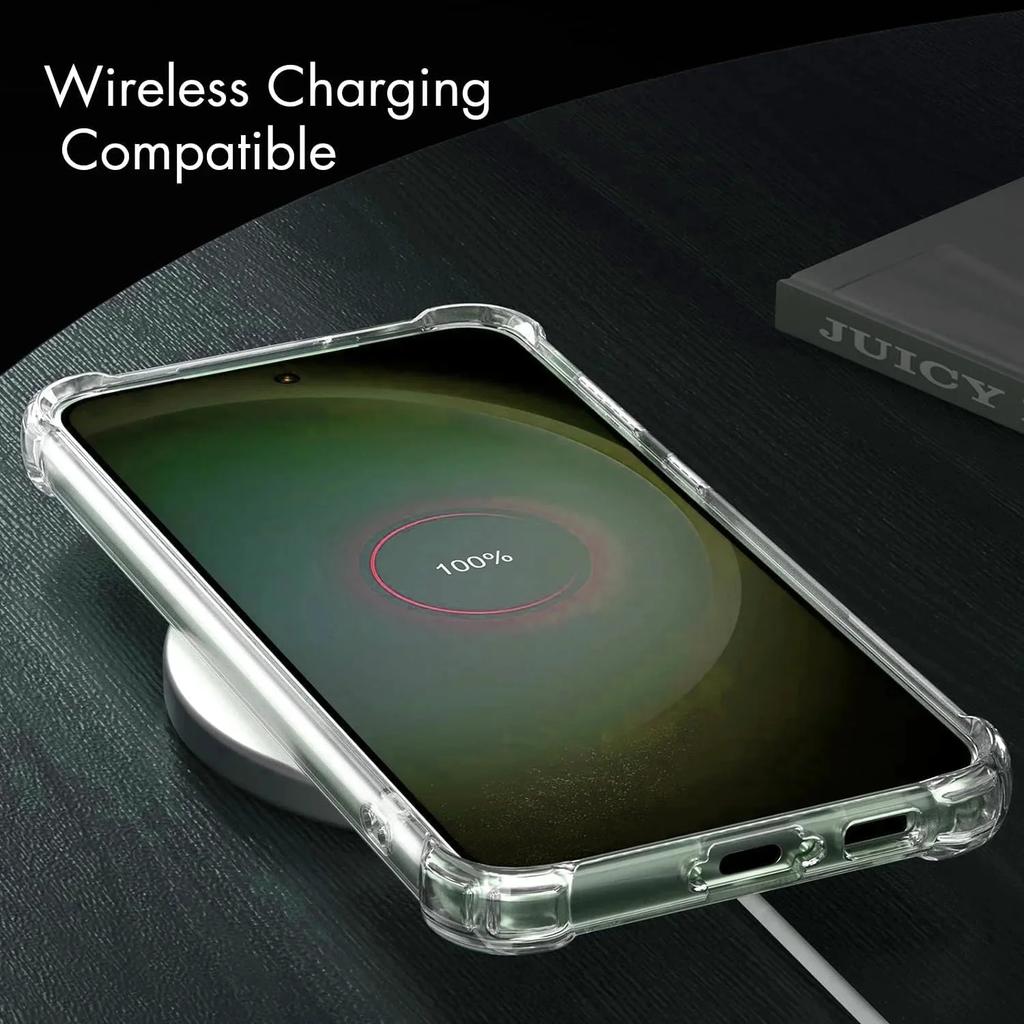 Transparent Shockproof Soft Case For Samsung Galaxy S10 S10E S20 S21 S22 S23 FE S24 Plus S25 Ultra Note 8 9 10 20 Clear TPI Case