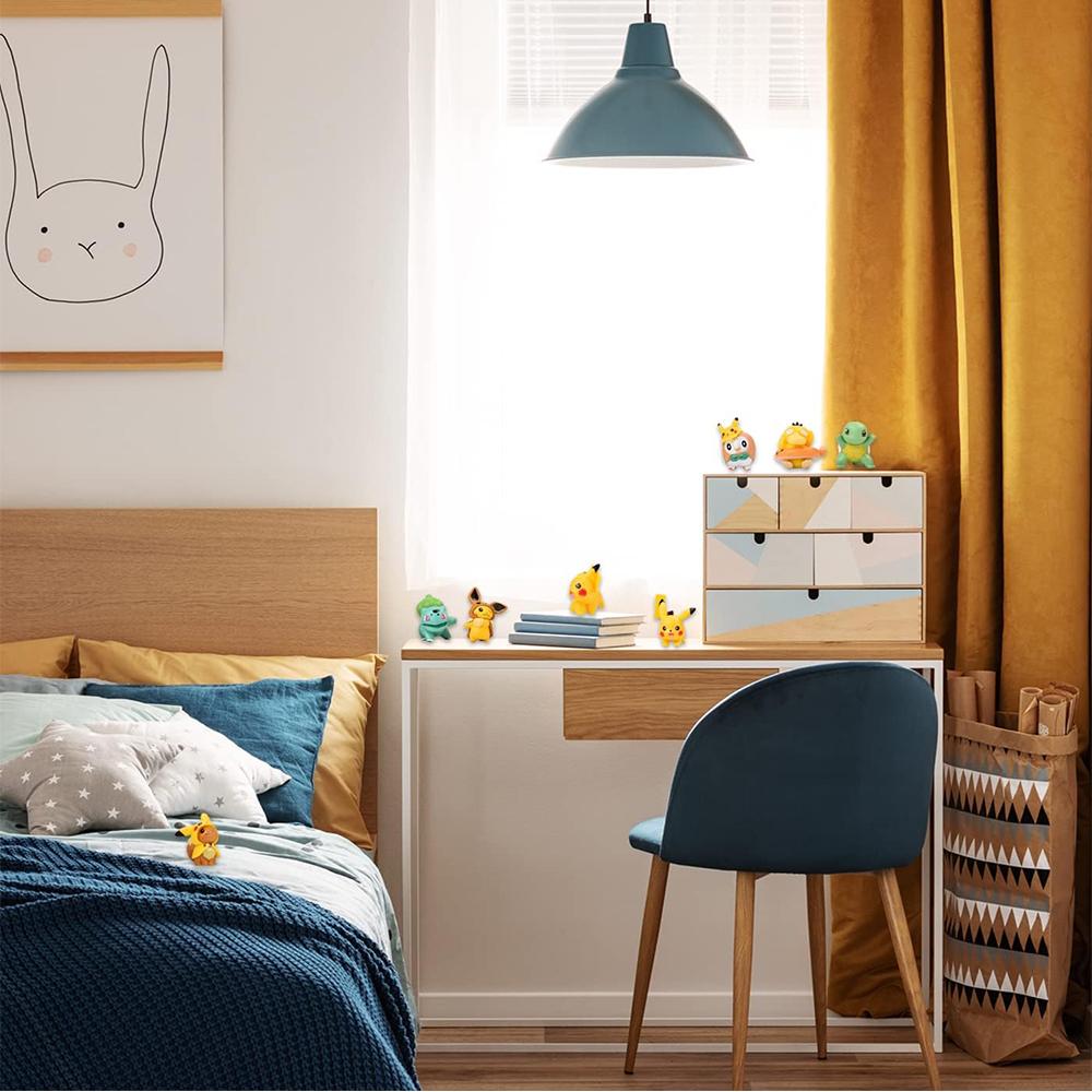 6 Pcs Mini Cute Gift Pikachu Action Figures for Party Favor Decoration Supplies