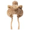 Autumn and winter warm fox ears plush hat female bear cute plush pullover hat wool knitted hat