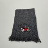 Autumn and winter cute Christmas scarf female senior sense thickened warm student scarf design sense versatile knitted scarf