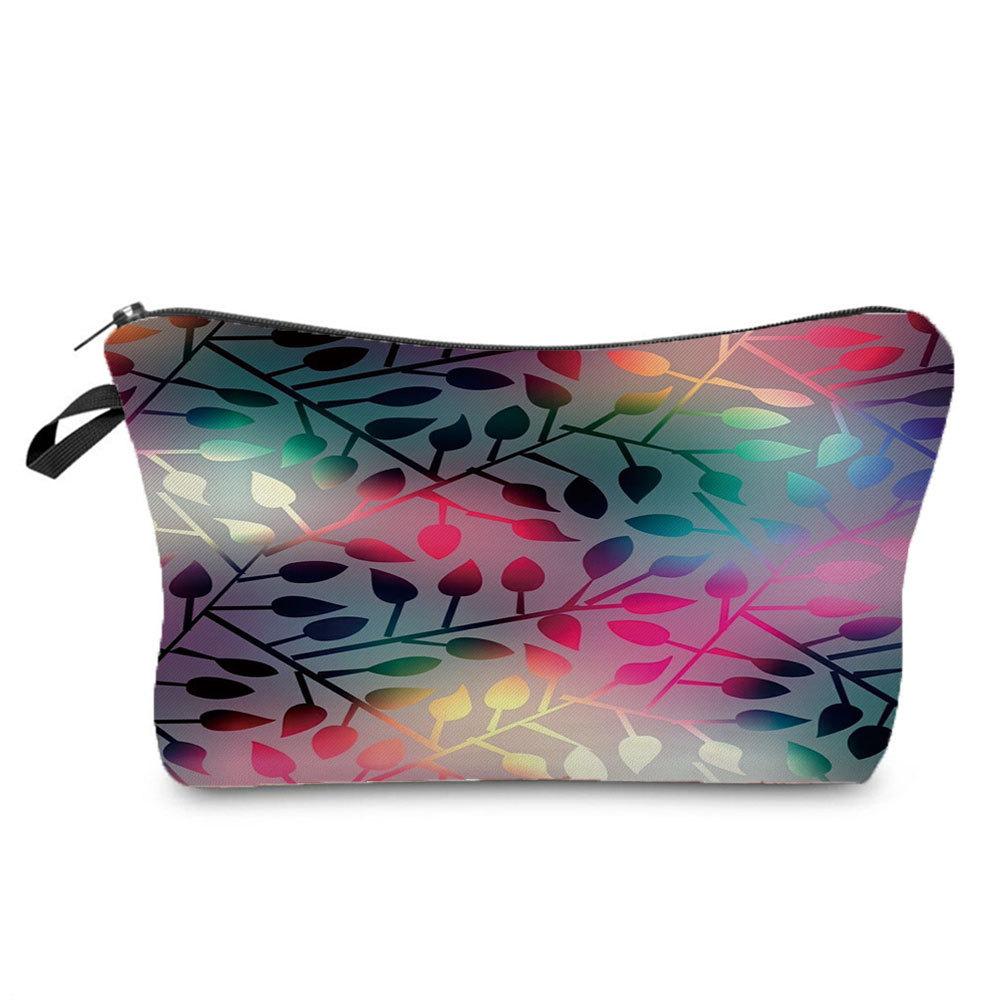 Women Cat Print Cosmetic Bag Toiletries Organize Travel Storage Case KTB