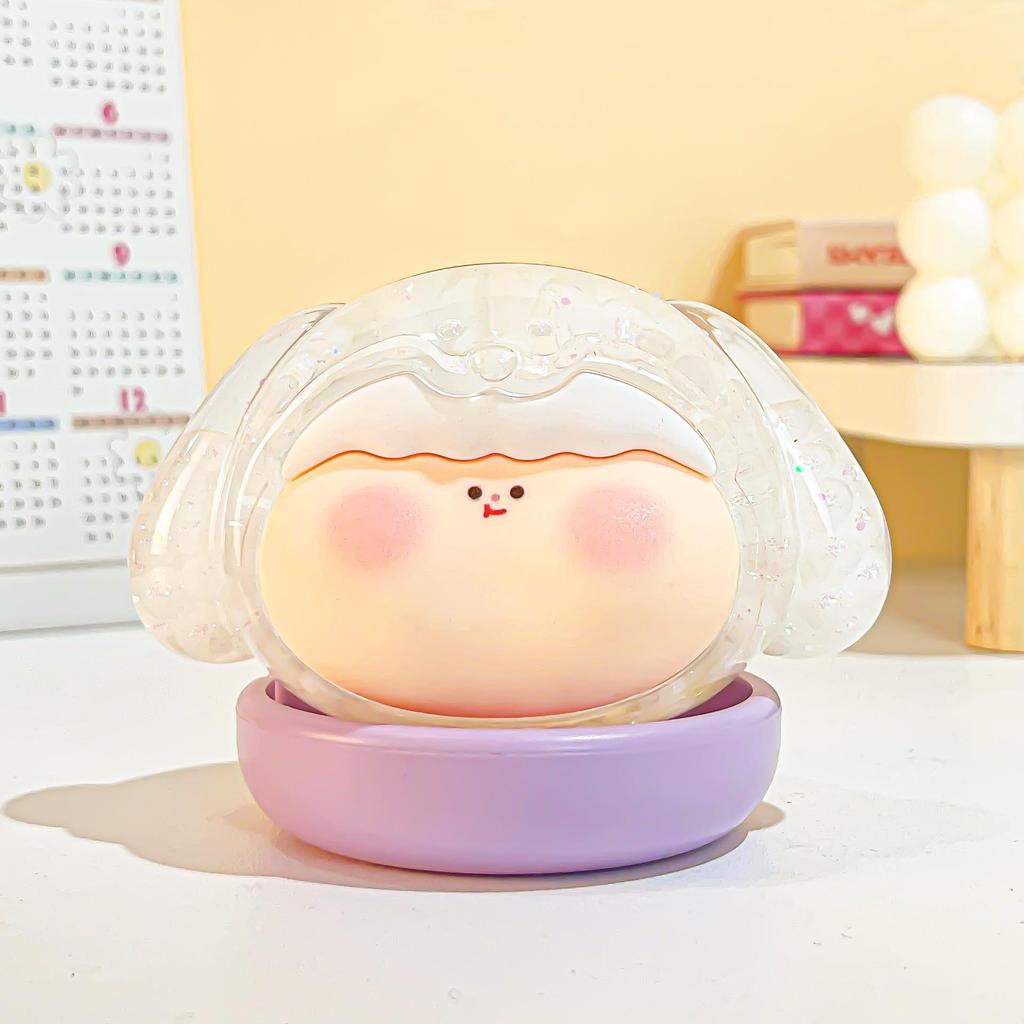 Douyin Style Lilith Dog Head Cartoon Glitter Ornaments Blind Box