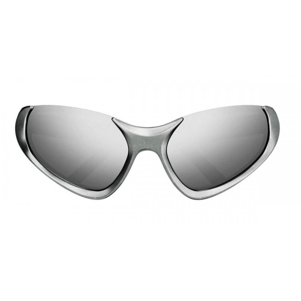 

Balenciaga Bb0202s 002 Unisex Sunglasses Silver/64