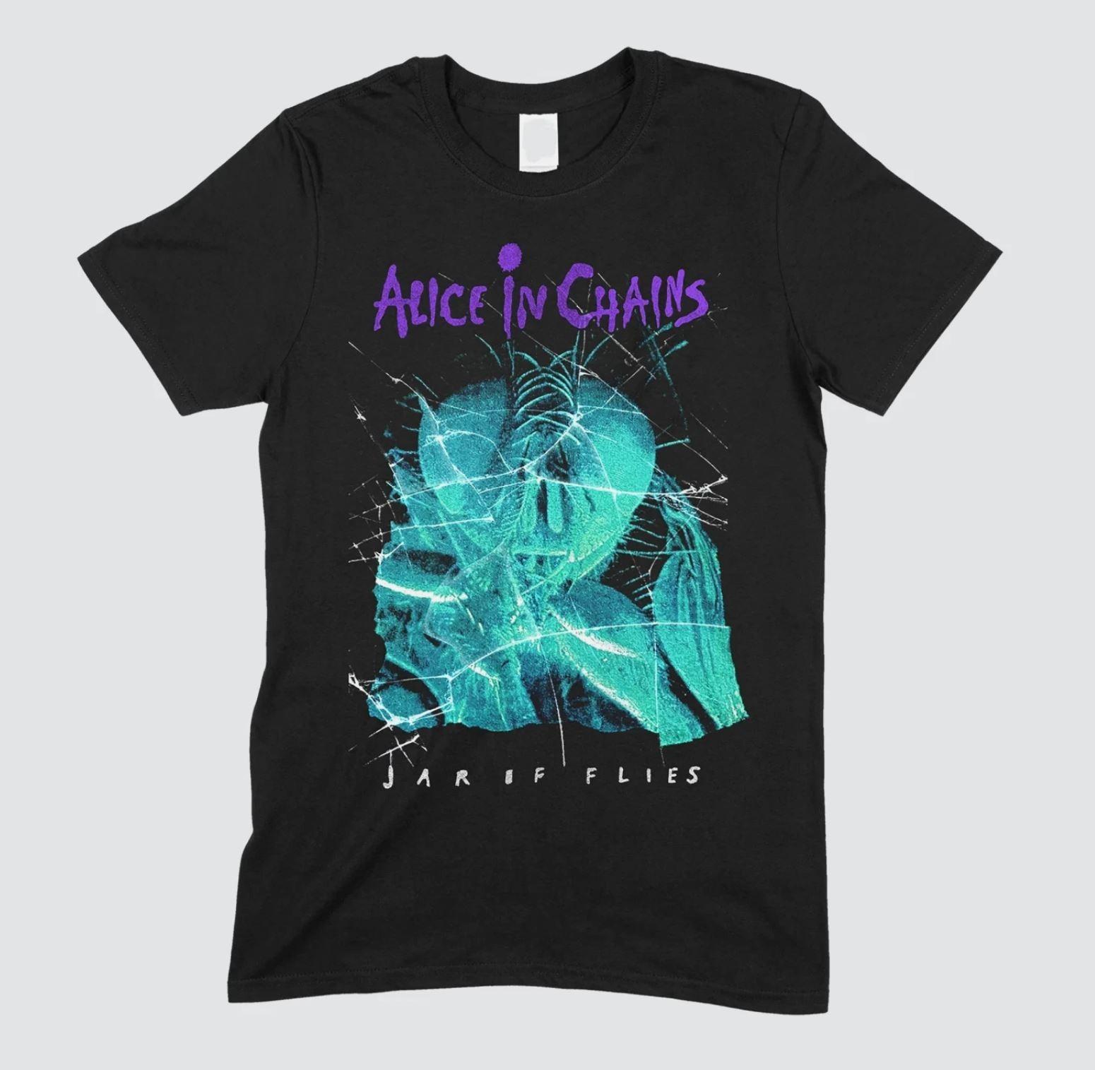 

Футболка унисекс Alice In Chains Band Dirt Smoke из плотного хлопка черного цвета, размеры S-4XL S
