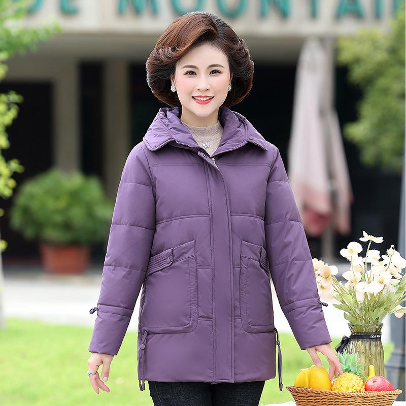 Новое зимнее утолщенное хлопковое пальто для пожилых людей — фото 11