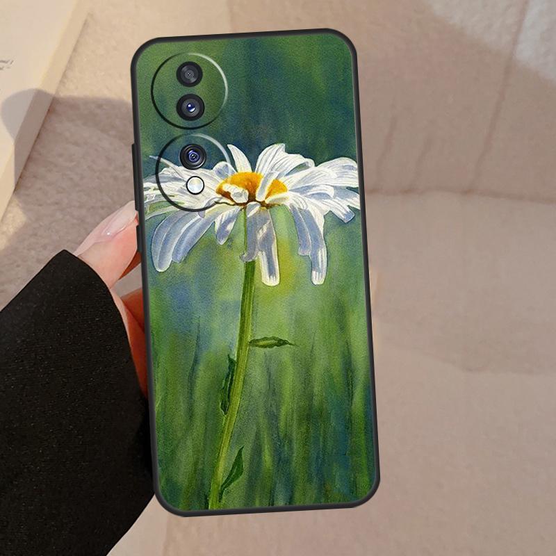 Daisy Watercolor For Honor Magic 7 Pro 5 6 V5 Case For Honor 200 400 50 70 90 Lite X8a X8b X9a X9b X9c Cover