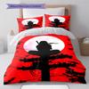 Naruto Dynamic Action Pose Bedding Set Anime Duvet Cover Polyester Soft Bed Linen Bedroom Set -QJY