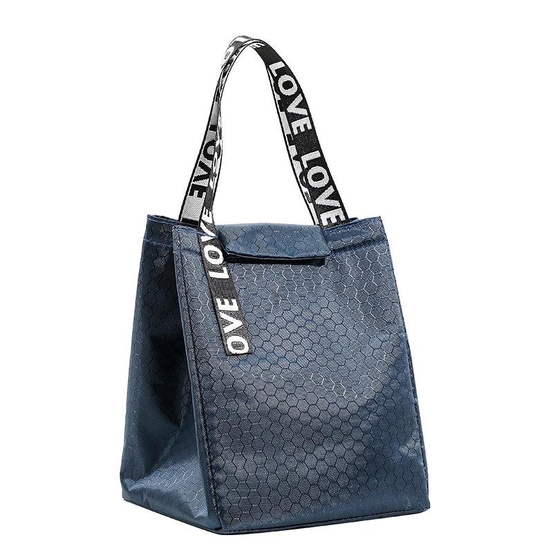 Japanese Fashion Insulated Bento Lunch Bag - Portable and Stylish for Students