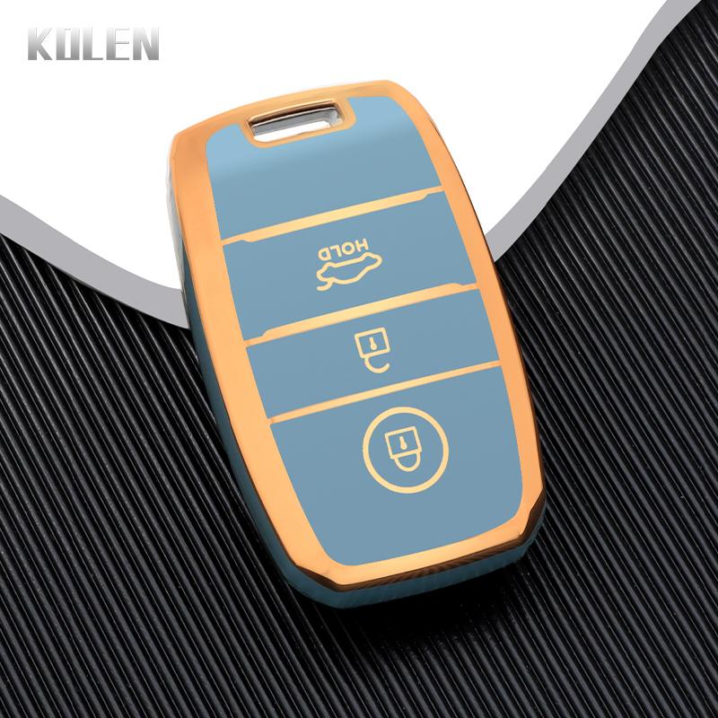 Fashion Tpu Auto Key Fob Cover Case Housing Fit For Kia Rio 5 Sportage Ceed Cerato K3 K4 K5 Sorento Optima Picanto Soul Forte 3 4 Buttons