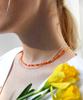 Wit-Holiday Orange Agate Necklace