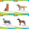 Kids Faux Heart Dog Pvc Animal Figurine For Kids Room Decor And Learning
