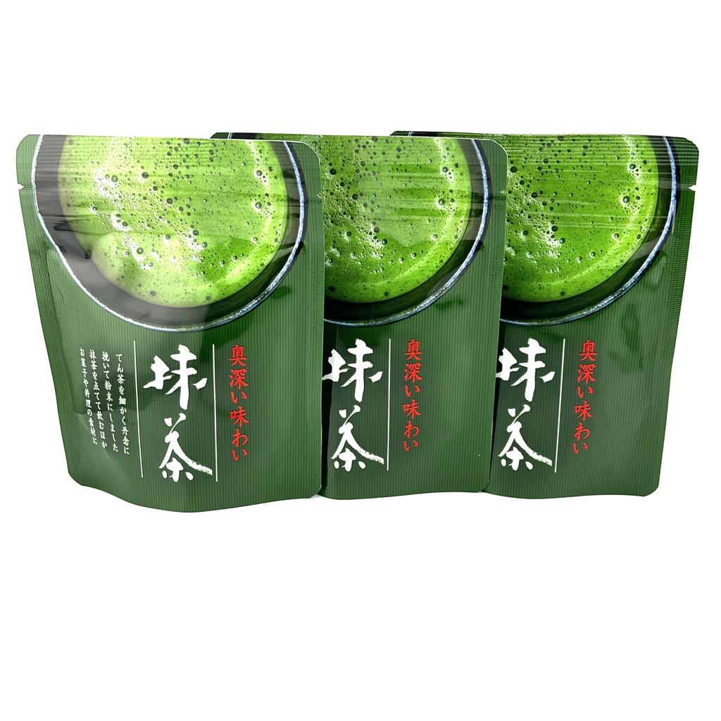 Matcha Powder, Made in Japan, Rich Flavor, 30g x 3 Bags (90g) Mix with a Chasen (tea whisk) and Enjoy as is. Perfect for adding to milk, ice cream,