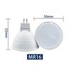 180° Degree Wide Beam Dimmable LED Spotlights Acrylic+Aluminum 6W GU10 MR16 220V 230V 240V Bedroom Table Lamp Bulbs White Spot