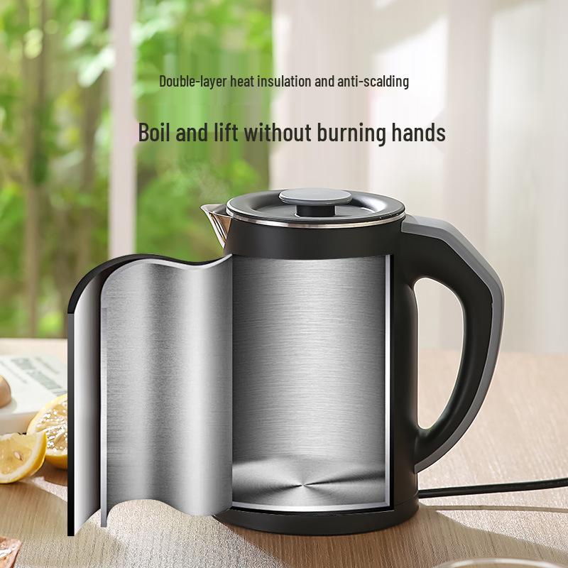 1.2L Stainless Steel Electric Kettle, 110V/220V, Household Use