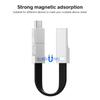 3-in-1 Micro-USB Typ-C Datenkabel Tragbares Schlüsselanhänger-Ladegerät Ladekabel Kompatibel für iPhone