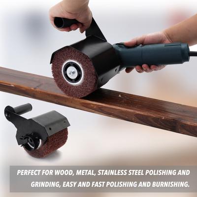 Multifunctional Angle Grinder Attachment Burnishing Polishing Machine Metal Steel Wood Sander Parts Accessories