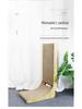 Large L-Shaped Wall-Mounted Cat Scratching Board and Bed Combo