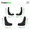 4PCS Car Mud Flaps Splash Guards Mudguards Car Mud Flaps Compatible with Citroen Picasso 2007 2008 2009 2010 2011 2012 2013 2014