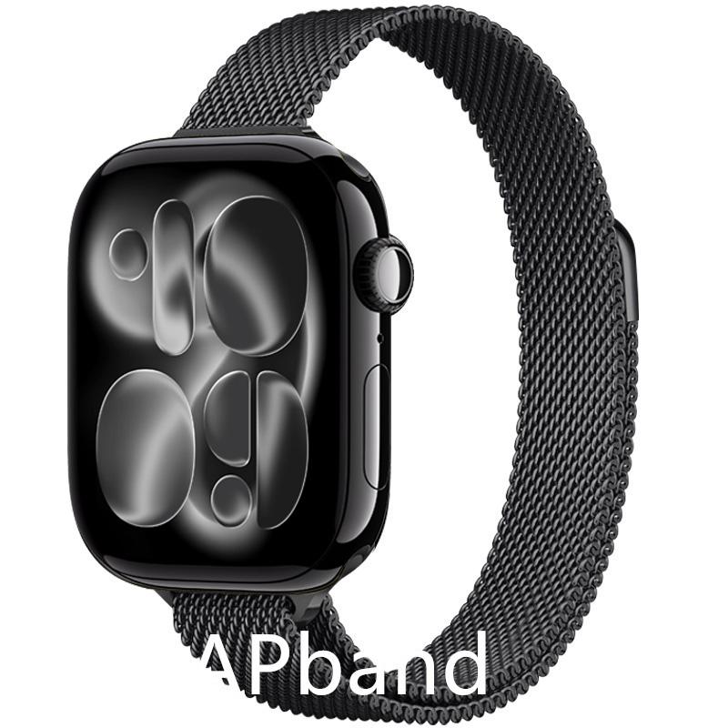 Strap For Apple Watch Band 46mm 44mm 45mm 40mm 42mm 41mm 49mm Milanese Loop correa Bracelet iWatch Series 11 10 Ultra 2 9 8 SE 3