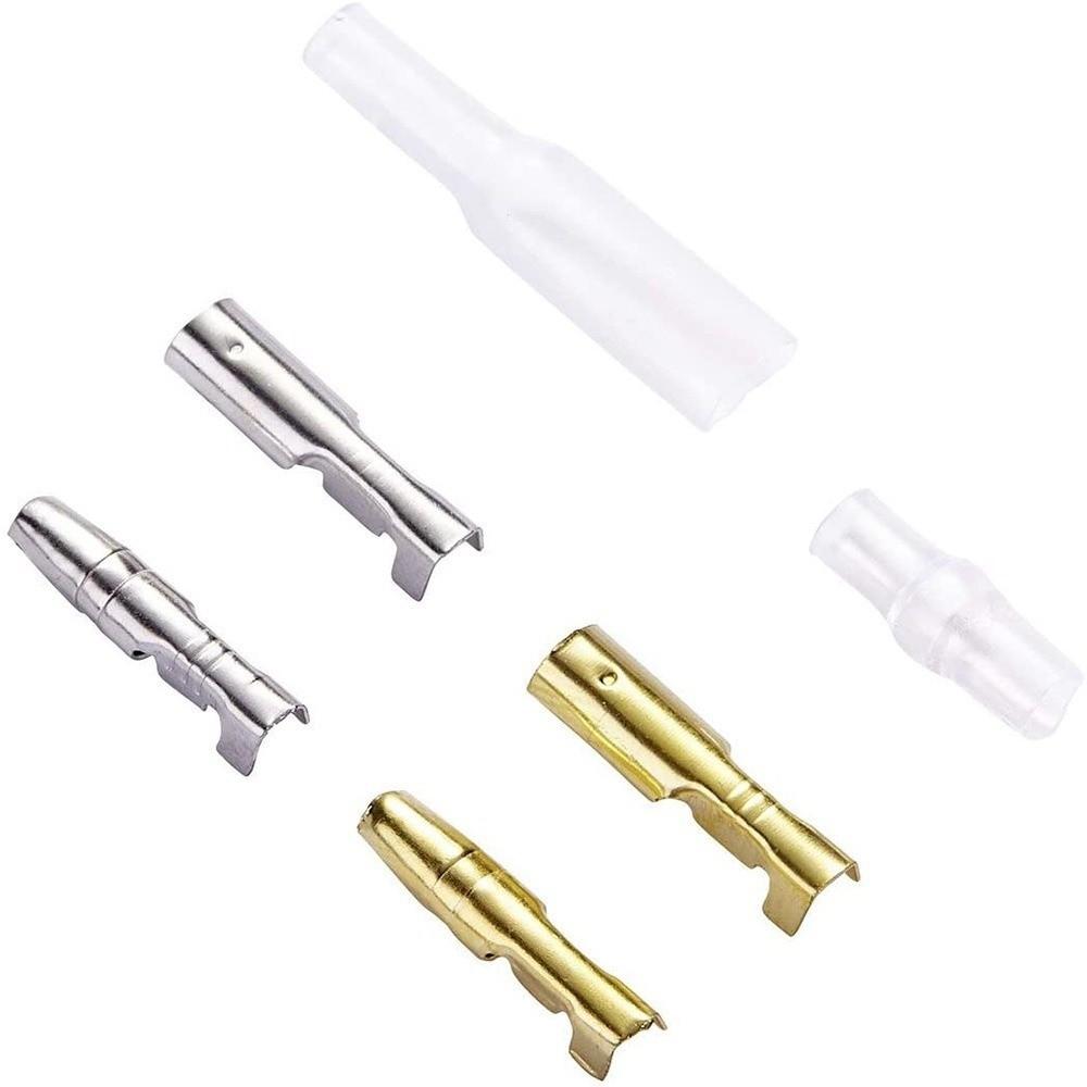 Tinplate Wire Terminal Bare Nose Lugs Copper Cold Pressure Terminal Set Binding Post Terminal Connector Crimp Terminals