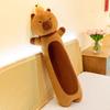 Topped Orange Long Strip Capybara Plush Toy Cute Doll Girl Kid Gift Birthday