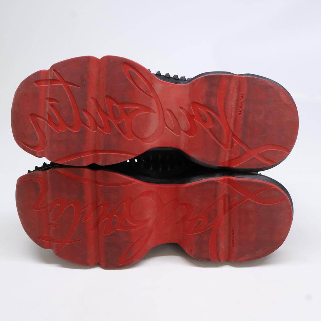 Christian Louboutin 1190555 SPIKE SOCK/Spike Sock Spike Studs Sock Sneakers shoes 43 blackUsed