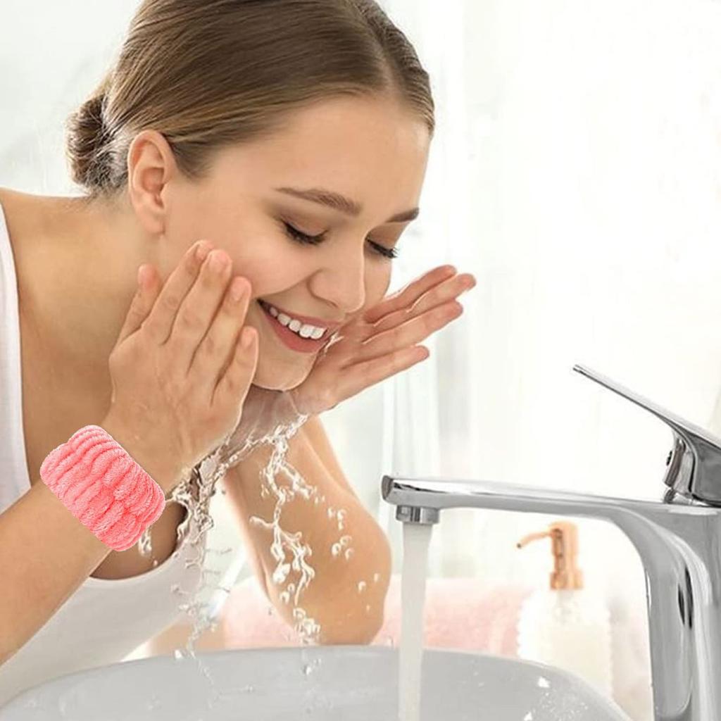 Wrist Washband Wrist Wash Towel Band Washing Face Absorbent Wristbands Sweatband