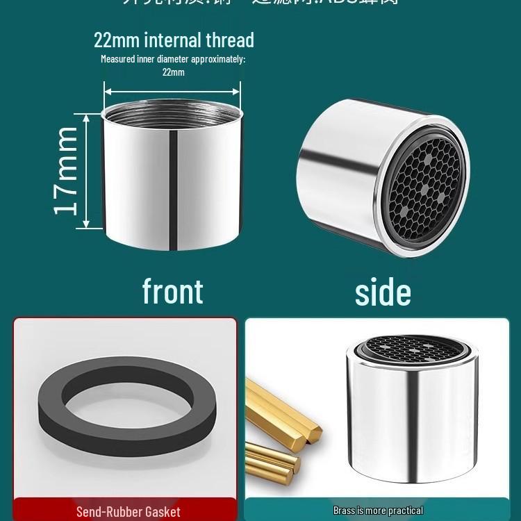 Uniwersalny Zestaw Dysz Aeratora do Baterii: Osłona przed pryskaniem, Filtr siatkowy, Kompatybilność z ciepłą/zimną wodą