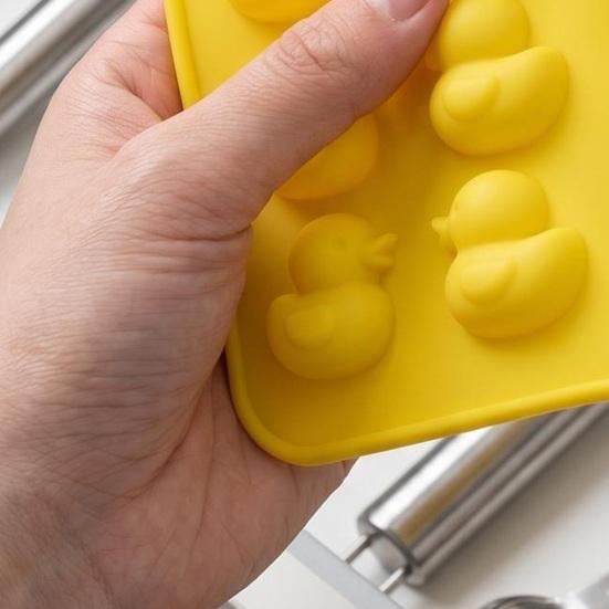 Enten Silikonform Lebensmittelqualität Schokoladenform für Pudding Gelee Gips Leicht zu lösen Hitzebeständig Enten Keksform für Kuchen Deko Süßigkeiten