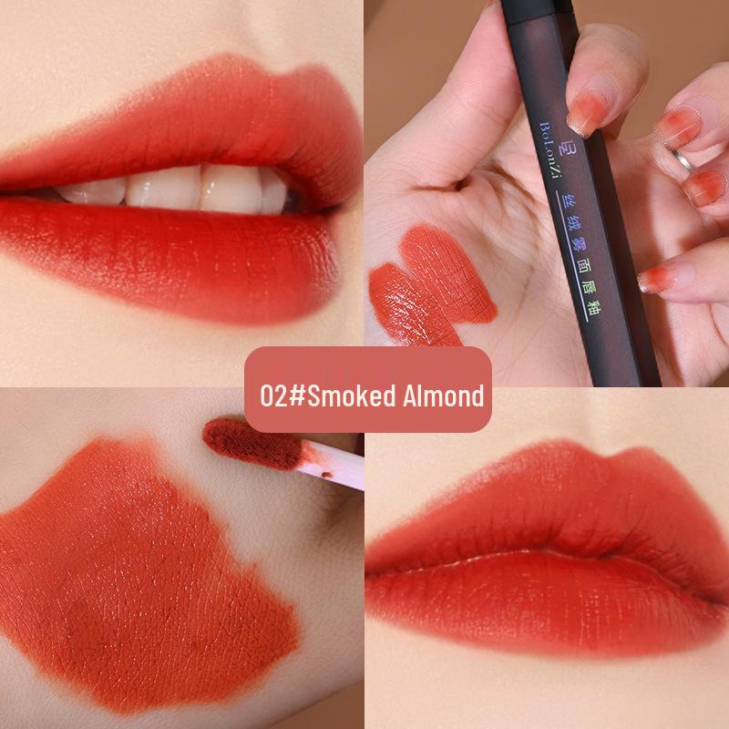 

Матовый бархатный блеск для губ в черном тюбике высокой ценности - Стойкая, отбеливающая и доступная по цене помада для женщин