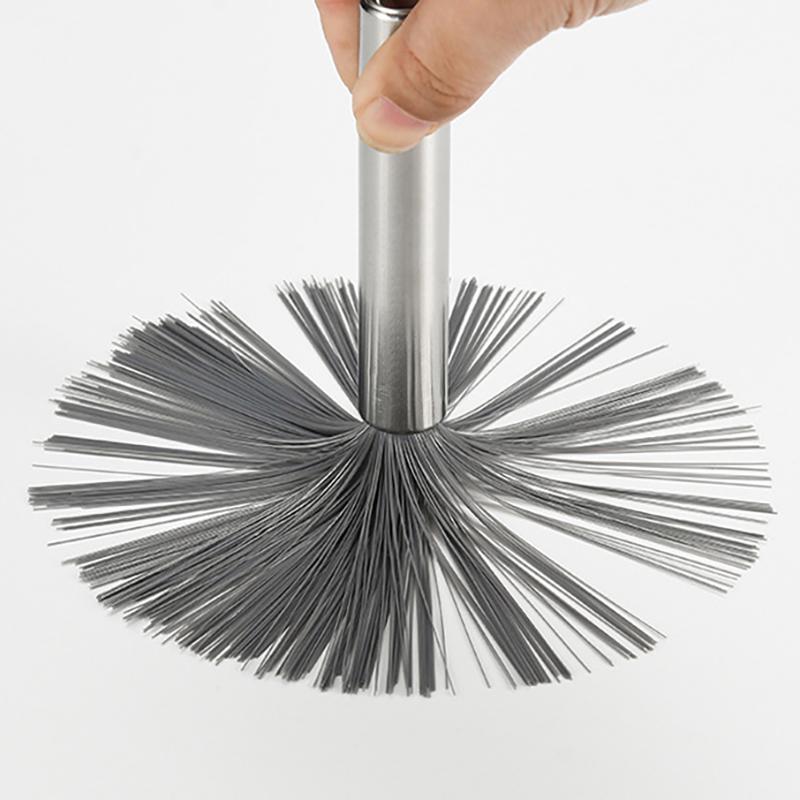 Multi‑Functional Cleaning Brush With Steel Handle Household Cleaning Brush For Home Kitchen Bathroom