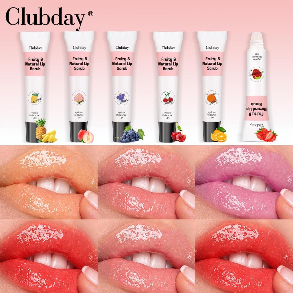 Clubday New Fruity Lip Scrub Exfoliates Dead Skin, Lightens Lip Lines, Lip Care C701-003
