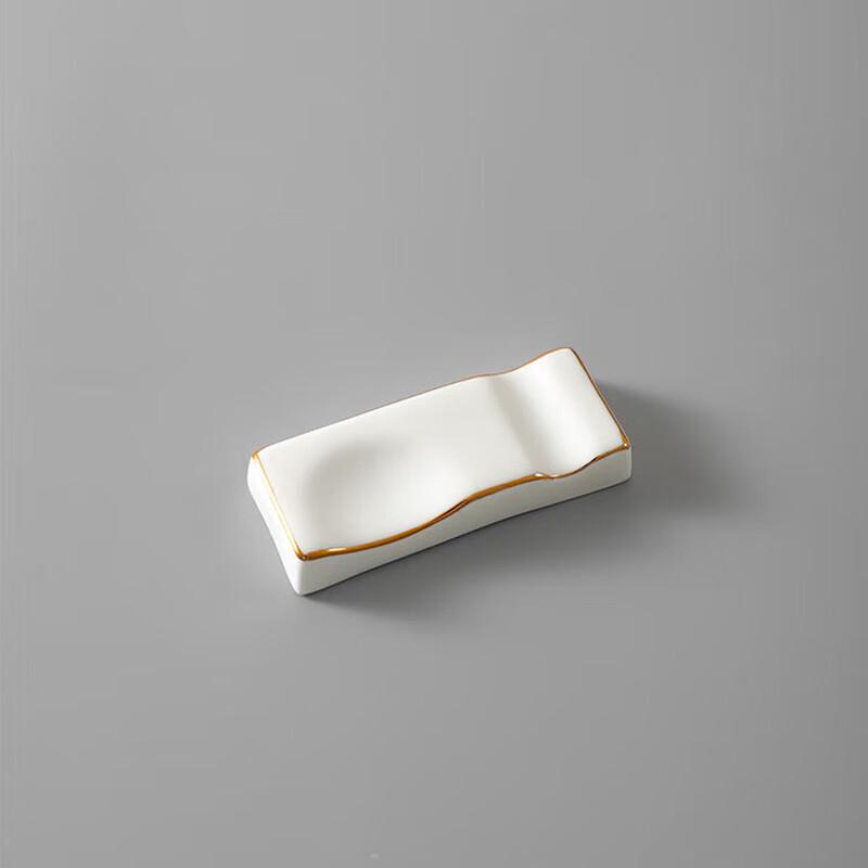 ZLIII Gold-Rimmed Japanese Ceramic Tableware