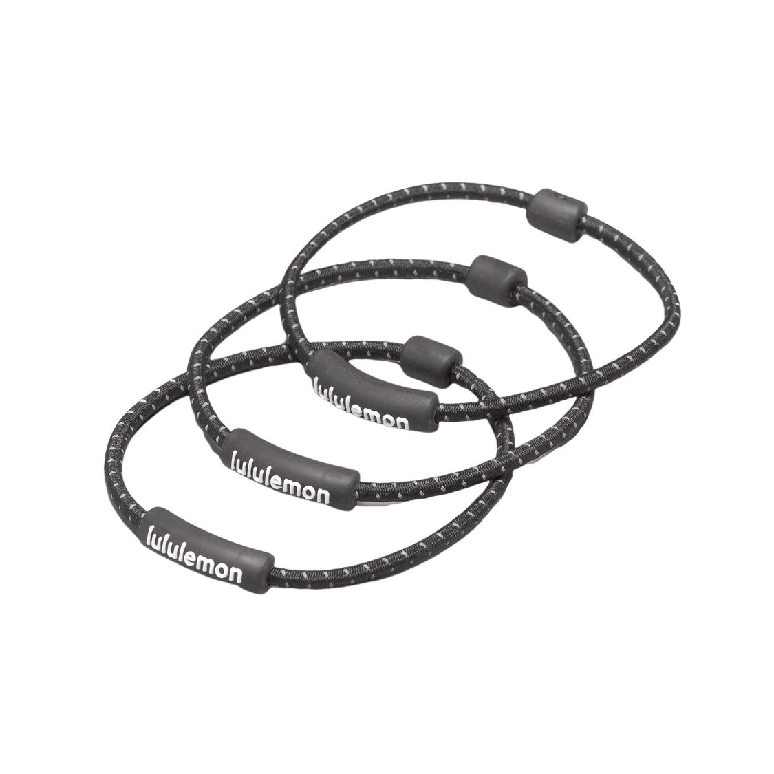 Lululemon Logo Rubber Hair Tie Women Accessories Black LW9EKOS O/S,Black