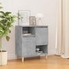 Vidaxl Chest of Drawers, Concrete Grey, 60X35X70 Cm, Wood-Based Material