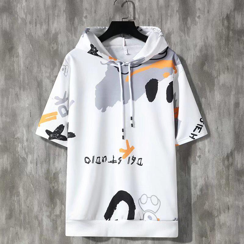 Men's Summer 2022 Trendy Shorts and Short-Sleeved Shirt Two-Piece Set