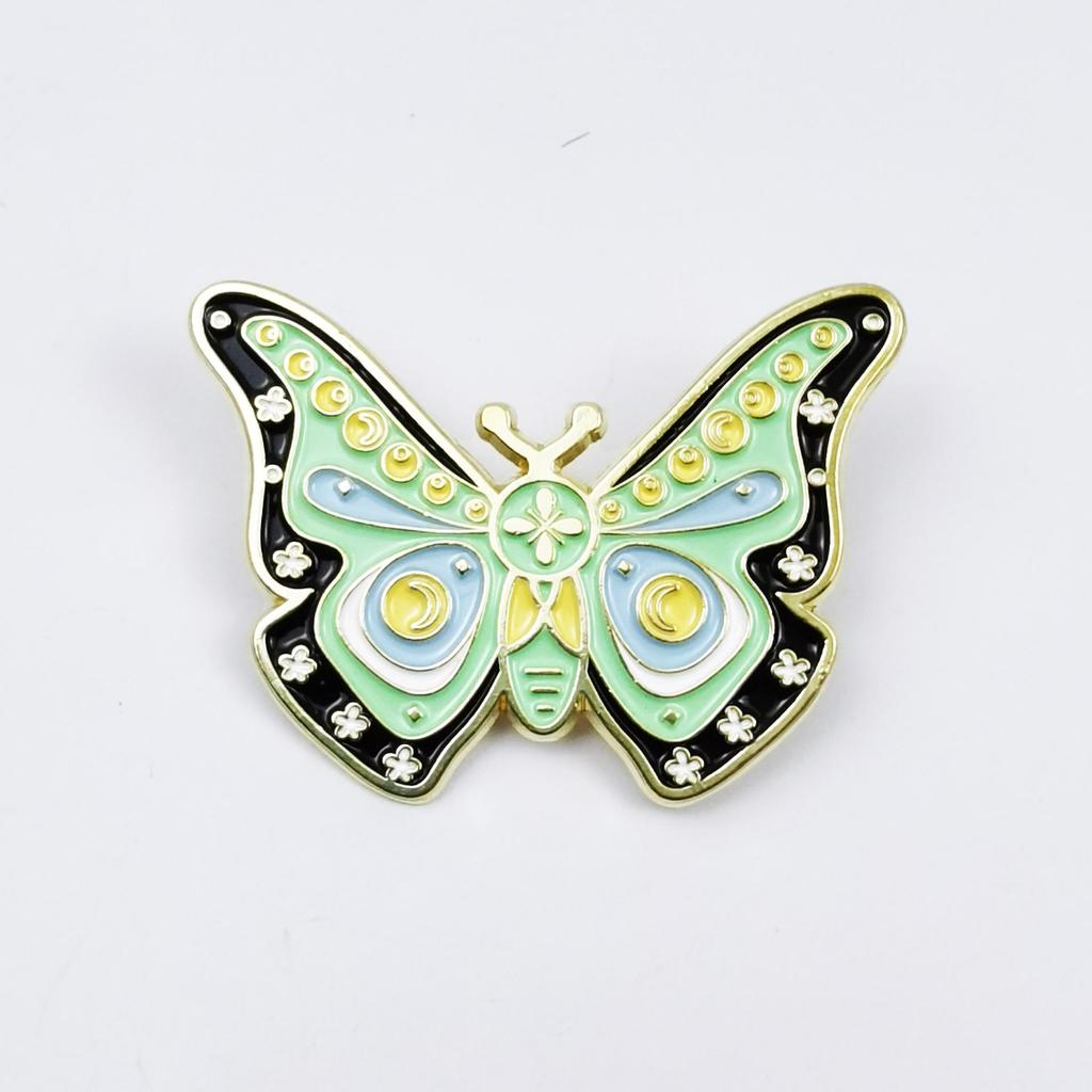 Cute Cartoon Flower & Butterfly Brooch for Clothing and Backpacks - Versatile Alloy Badge Accessory for Girls