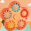 Ten-sided Rotation Spin Bead Puzzles Game 2 In 1 Fingertip Cube Toys   Decompression Toy