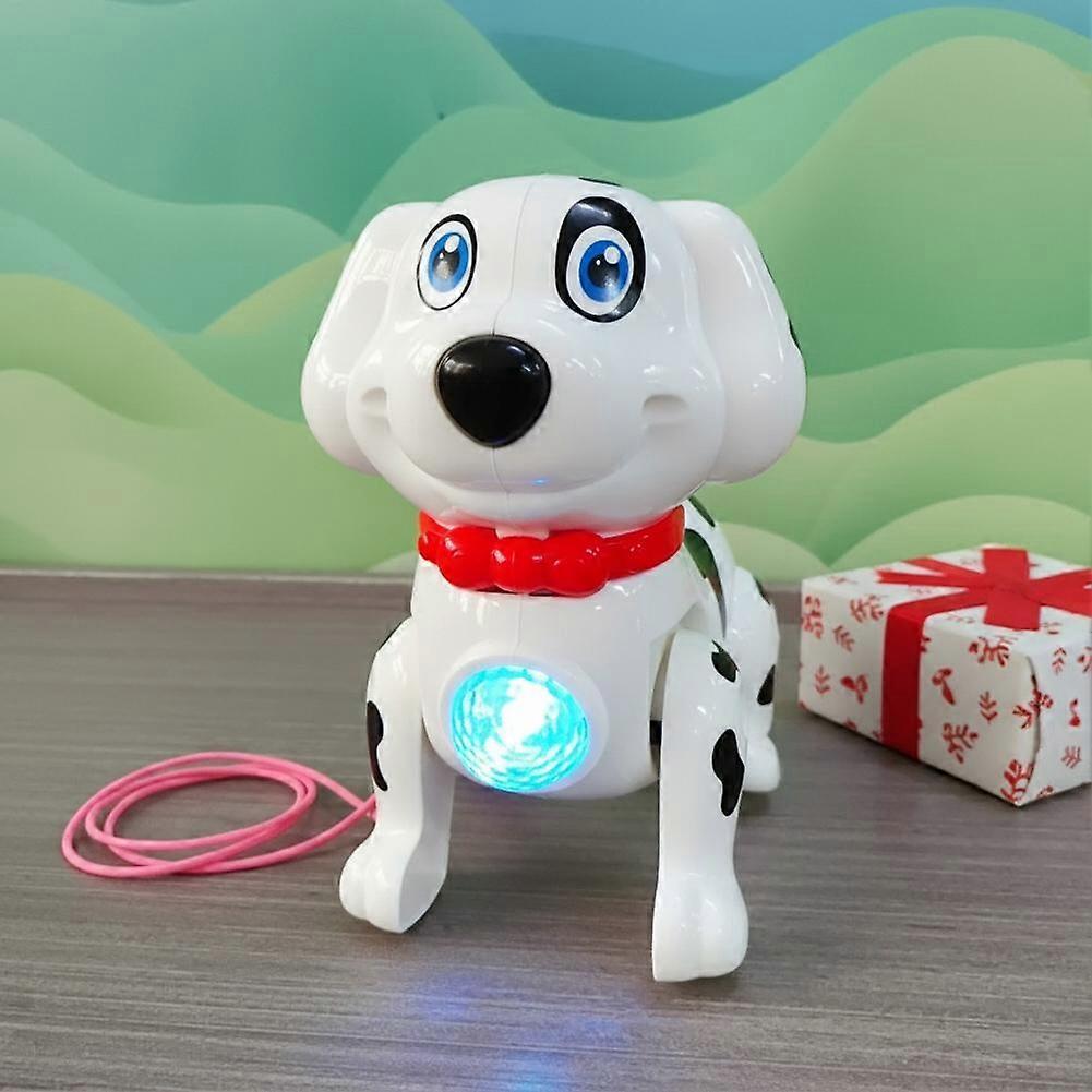 Walking Light Up Dog Toy - Musical Pet Companion with Leash for Kids