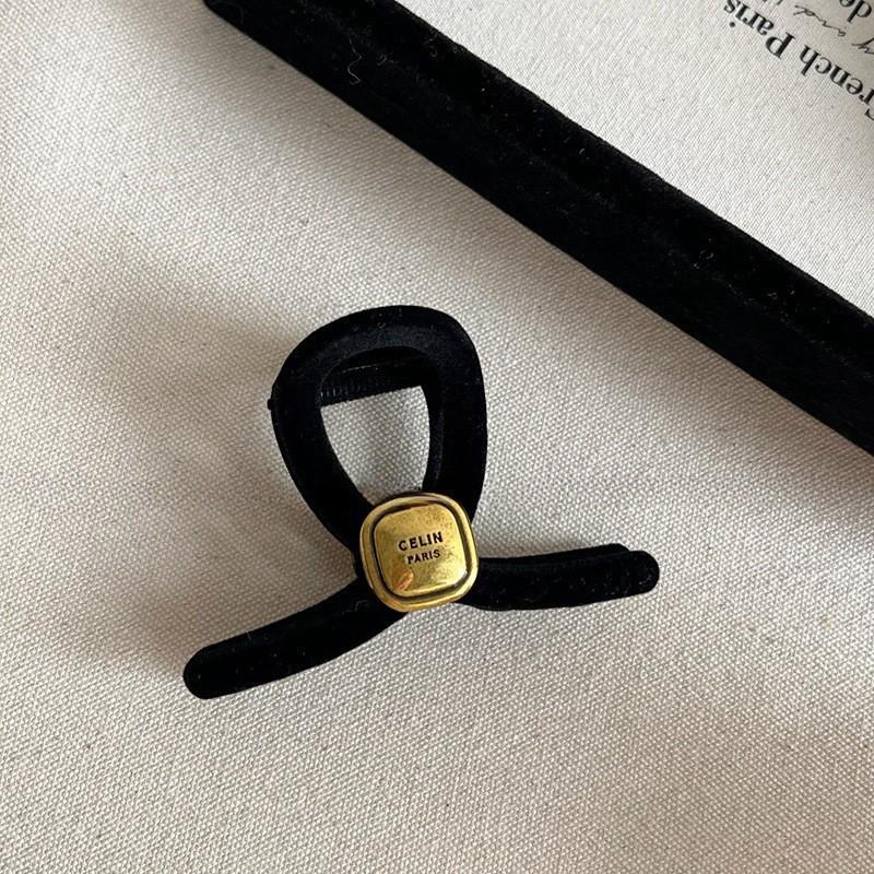 Осенний и зимний бархатный зажим-волна большой зажим-акула корейская заколка-диск простой головной убор